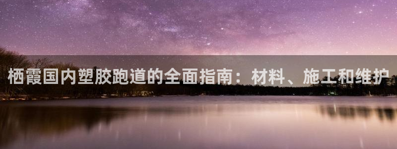 谈球吧app赛事分析报告怎么做：栖霞国内塑胶跑道的全面指南：材料、施工和维护